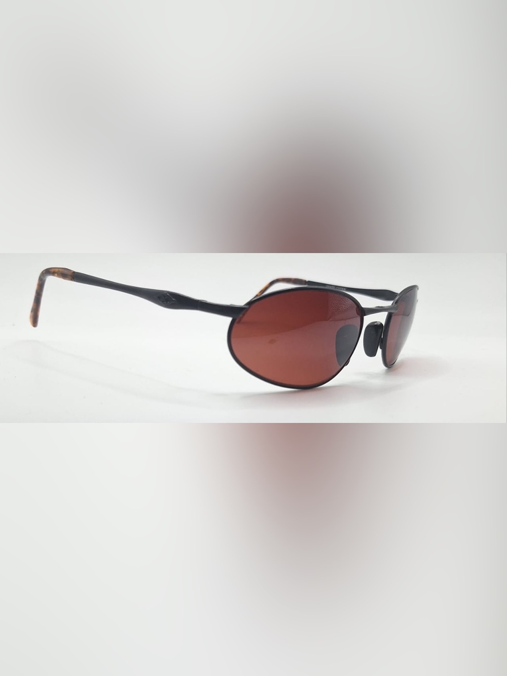 UV3 1201 Black Oval Sunglasses Frames Only